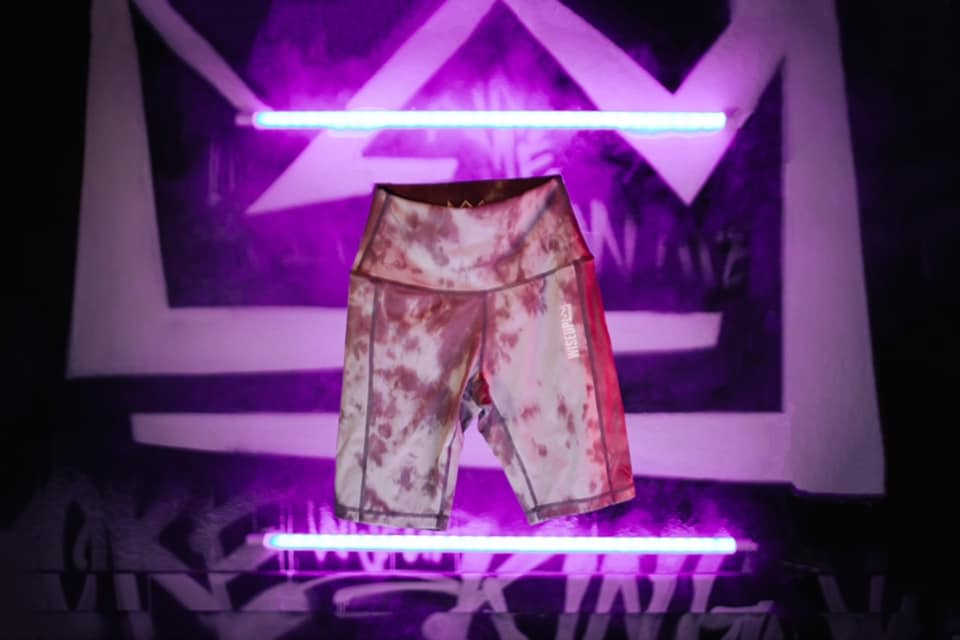 Washed Biker Shorts